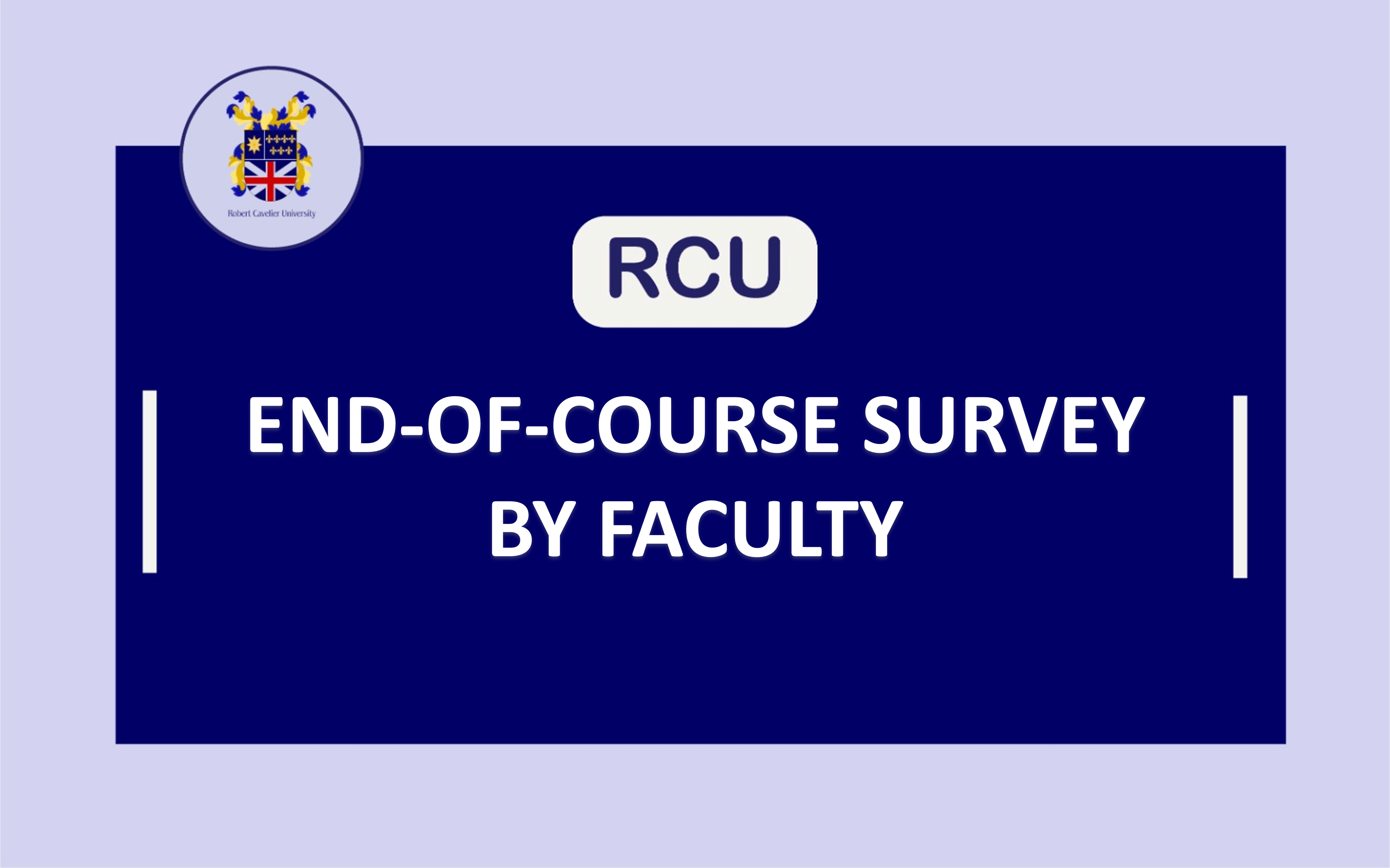 End-of-Course Survey by the Faculty